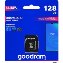 Hsc Bilişim Goodram M1AA-1280R12 Class 10 128GB Mi̇cro Sd Kart 100MB 128GB