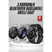Zenvia Akıllı Saat Çoklu Kordon Seçeneği Amoled Ekran Çok Fonksiyonlu Bluetooth Bağlantılı