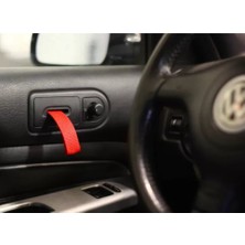 Rennline Kapı Çekme Kayışı Seti (Golf 4 / Bora Uyumlu) DH19BLKRED