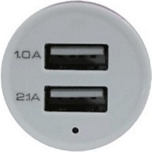 Ozcmax Çift USB Girişli 2.1 Amp Araç Çakmak Soketti
