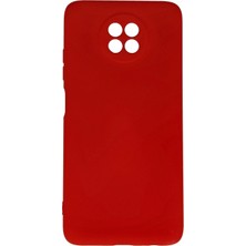 Nemere Mey Ithalat®   Redmi Note 9 5g Kılıf Nano Içi Kadife Silikon - Kırmızı