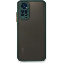 Nemere Mey Ithalat®   Redmi Note 11 Kılıf Montreal Silikon Kapak - Yeşil