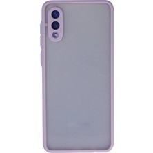 Nemere Mey Ithalat®  Samsung Galaxy A02 Kılıf Montreal Silikon Kapak - Mor