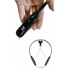 100 Saat Kablolu Boyun Askılı Dijital Göstergeli Bluetooth Kulaklık Nemere