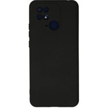 Nemere Mey Ithalat®   Redmi 10C Kılıf Nano Içi Kadife Silikon - Siyah