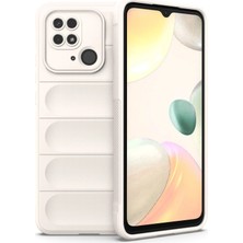 Nemere Mey Ithalat®   Redmi 10C Kılıf Optimum Silikon - Krem