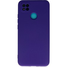 Nemere Mey Ithalat®   Redmi 9c Kılıf Nano Içi Kadife Silikon - Mor