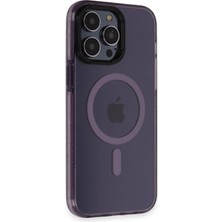 Nemere Mey Ithalat®   iPhone 14 Pro Kılıf Tigra Magsafe Kapak - Derin Mor