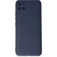 Nemere Mey Ithalat®  Realme C11 Kılıf Nano Içi Kadife Silikon - Lacivert