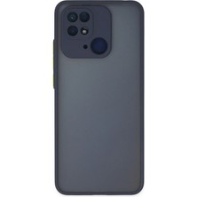 Nemere Mey Ithalat®   Redmi 10C Kılıf Montreal Silikon Kapak - Lacivert