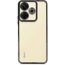 Nemere Mey Ithalat®   Redmi 13 4g Kılıf  Lensli Silikon - Siyah