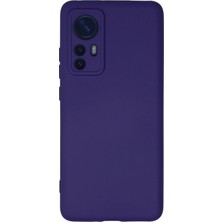 Nemere Mey Ithalat®   Mi 12 Kılıf Nano Içi Kadife Silikon - Mor