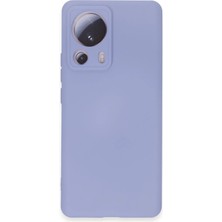 Nemere Mey Ithalat®   Mi 13 Lite Kılıf Nano Içi Kadife Silikon - Lila
