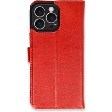 Nemere Mey Ithalat®  iPhone 16 Pro Max Kılıf Trend S Plus Kapaklı Kılıf - Kırmızı