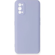 Nemere Mey Ithalat®  Realme 7 Pro Kılıf Nano Içi Kadife Silikon - Lila