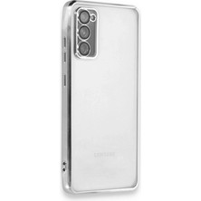 Nemere Mey Ithalat®  Samsung Galaxy S20 Fe Kılıf  Lensli Silikon - Gümüş