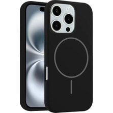 Nemere Mey Ithalat®   iPhone 16 Pro Max Kılıf Jully Magsafe Kapak - Siyah
