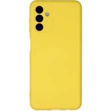 Nemere Mey Ithalat®  Samsung Galaxy A04S Kılıf Nano Içi Kadife Silikon - Sarı