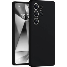 Nemere Mey Ithalat®  Samsung Galaxy S25 Ultra Kılıf Nano Içi Kadife Silikon - Siyah