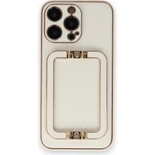 Nemere Mey Ithalat®  iPhone 14 Pro Kılıf Coco Elit Kapak - Beyaz