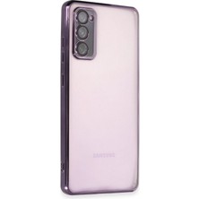 Nemere Mey Ithalat®  Samsung Galaxy S20 Fe Kılıf  Lensli Silikon - Mor