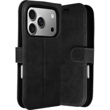 Nemere Mey Ithalat®   iPhone 17 Pro Trend S Plus Kapaklı Kılıf - Siyah