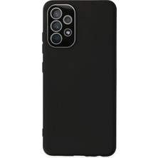 Nemere Mey Ithalat®  Samsung Galaxy A53 5g Kılıf Lansman Glass Kapak - Siyah