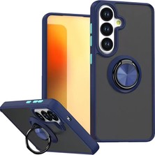 Zemira Home Newface Samsung Galaxy S26 Plus Montreal Yüzüklü Silikon Kapak - Lacivert