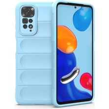 Nemere Mey Ithalat®   Redmi Note 11 Kılıf Optimum Silikon - Sky Blue
