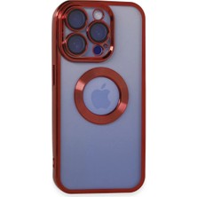 Zemira Home Newface Apple iPhone 15 Pro Kılıf Slot Silikon - Kırmızı