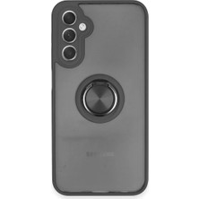 Zemira Home Newface Samsung Galaxy A24 4g Kılıf Montreal Yüzüklü Silikon Kapak - Siyah