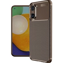 Nemere Mey Ithalat®   Poco X7 Pro Kılıf Auto Focus Karbon Kapak - Kahverengi