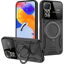 Zemira Home Newface Realme 11 Pro Plus Joy Lens Standlı Kapak - Siyah
