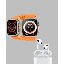 Enco Store Watch 9 Max Akıllı Saat ve Kablosuz Kulaklık Seti 2 Kordonlu Sesli Görüşme Özellikli