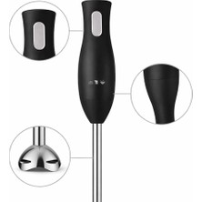 Paslanmaz Çelik Blender Ayağına Sahip Ergonomik El Blenderı