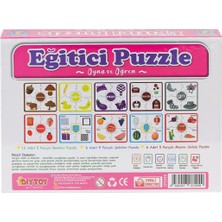 Motto Ticaret 7194 Çark Puzzle Renkler Şekiller -Dıytoy