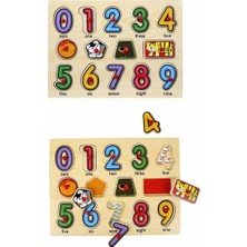 Motto Ticaret 130444 Ahşap Raptiyeli Puzzle Saat