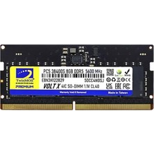 TwinMos Twınmos 8gb Ddr5 5600MHZ Notebook Ram Value TMD58GB5600S46
