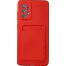 Dukkanıum Newface Samsung Galaxy A32 Kılıf Kelvin Kartvizitli Silikon - Kırmızı