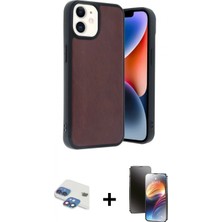 Marsilyan™- iPhone 11 Kılıf Kıvılcım Işık Serisi - Siyah 3D Antistatik Mat Seramik Nano Ekran Koruyucu + Pers Alüminyum Kamera Lens - Gı