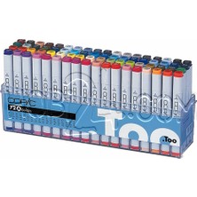 Copic 72 Li Set A Renkli Kalemler Uzun Süre Kurumaz ve Tekrar Doldurulabilir Özellikte
