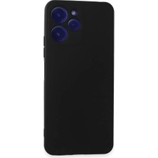 Stylmenplus Newface Xiaomi Redmi 12 Kılıf Nano Içi Kadife Silikon - Siyah