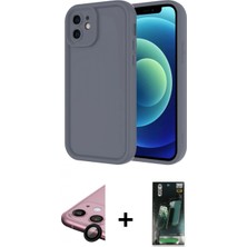 Marsilyan™- iPhone 11 Kılıf Yankı Yansıma Özel Seri - Şeffaf 360 Full Body Arka Koruyucu + Raze Metal Kamera Lens - Sh