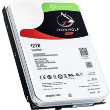 Seagate 3.5" 12TB Ironwolf ST12000VN0008 7200 Rpm 256MB Sata-3 Nas Diski Distribütör Garantili