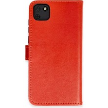 Uslucan Alışveriş Huawei Y5P Kılıf Trend S Plus Kapaklı Kılıf - Kırmızı