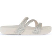 Bej Zx Zaxy Glitter Tam Ad Kadın Terlik