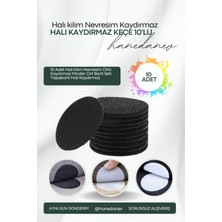 Hanedanev 10 Adet Halı Kilim Nevresim Örtü Kaydırmaz Minder Cırt Bant Seti Yapışkanlı Halı Kaydırmaz