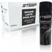 Steep Seramik Lastik & Tampon Parlatıcı Sprey 24 Adet 500ML