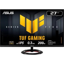 Asus 27" Fast IPS Tuf Gamıng VG279Q5R 0.3ms 200Hz Hdmı-Dp Gaming Monitör (1920 x 1080)