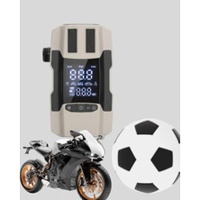 Svoria Store 12.000 Mah Akü Takviye Powerbank Dahili Hava  Dijital Ekranlı